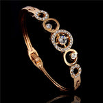 New  Gold Color Round Bangle Jewelry