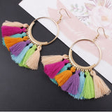 Women Ethnic Big Drop Earrings