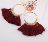 Women Ethnic Big Drop Earrings