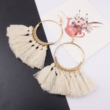 Women Ethnic Big Drop Earrings