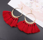 Women Ethnic Big Drop Earrings