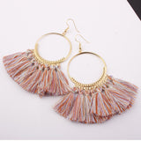 Women Ethnic Big Drop Earrings