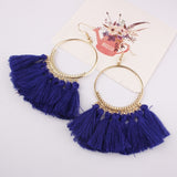 Women Ethnic Big Drop Earrings