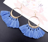 Handmade Statement Tassel Earrings