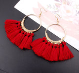 Handmade Statement Tassel Earrings