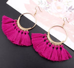 Handmade Statement Tassel Earrings