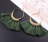 Handmade Statement Tassel Earrings