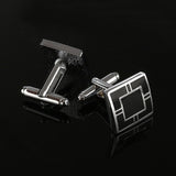 Style Black Rectangle Cufflinks