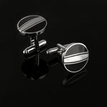 Style Black Rectangle Cufflinks