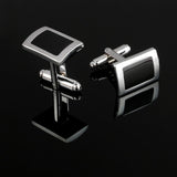 Style Black Rectangle Cufflinks