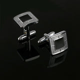 Style Black Rectangle Cufflinks