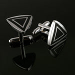 Style Black Rectangle Cufflinks