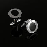 Style Black Rectangle Cufflinks