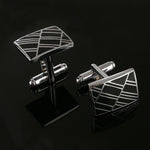 Style Black Rectangle Cufflinks