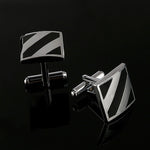 Style Black Rectangle Cufflinks