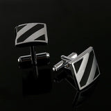 Style Black Rectangle Cufflinks