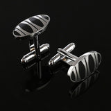 Style Black Rectangle Cufflinks