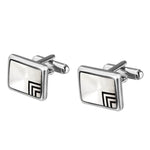 ,Men Jewelry French shirt Silver cufflink