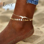 Bohemian Eagle Sequins Anklets Bracelet