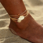 Bohemian Eagle Sequins Anklets Bracelet