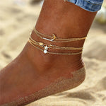 Bohemian Eagle Sequins Anklets Bracelet