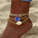 Bohemian Eagle Sequins Anklets Bracelet