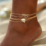 Bohemian Eagle Sequins Anklets Bracelet