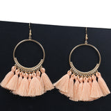 Handmade Statement Tassel Earrings