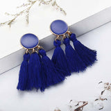 Handmade Statement Tassel Earrings