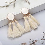 Handmade Statement Tassel Earrings