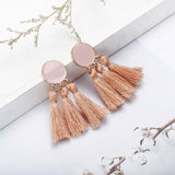 Handmade Statement Tassel Earrings