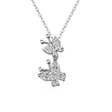 New Arrival Cubic Zircon Butterfly Necklaces