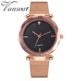 Rose Gold Mesh Watch