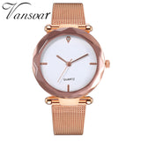 Rose Gold Mesh Watch